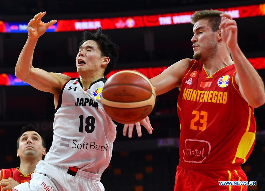 (SP)CHINA-DONGGUAN-BASKETBALL-FIBA WORLD CUP-GROUP O-MONTENEGRO VS JAPAN (CN)