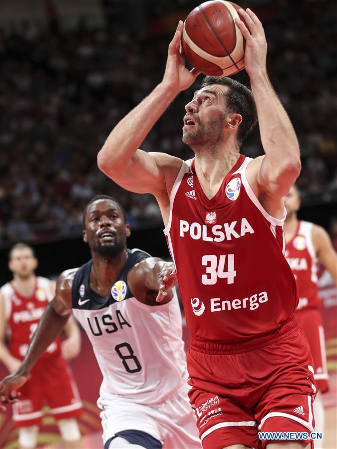 (SP)CHINA-BEIJING-BASKETBALL-FIBA WORLD CUP-USA VS POL(CN)