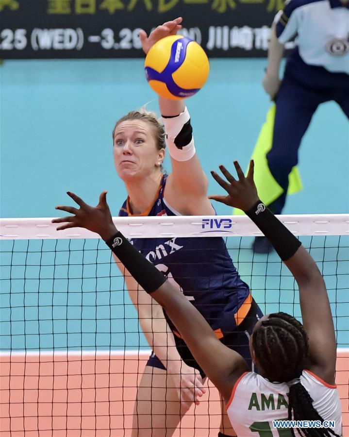 (SP)JAPAN-TOYAMA-VOLLEYBALL-WOMEN'S WORLD CUP-CMR VS NED