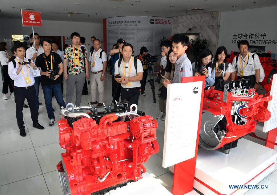 CHINA-BEIJING-FOTON MOTOR-JOURNALISTS-VISIT (CN)