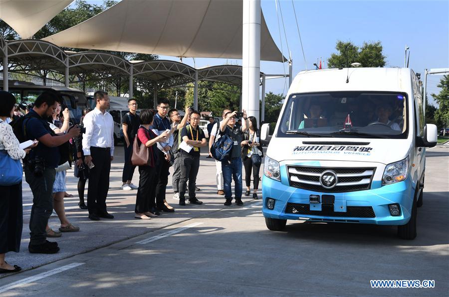 CHINA-BEIJING-FOTON MOTOR-JOURNALISTS-VISIT (CN)