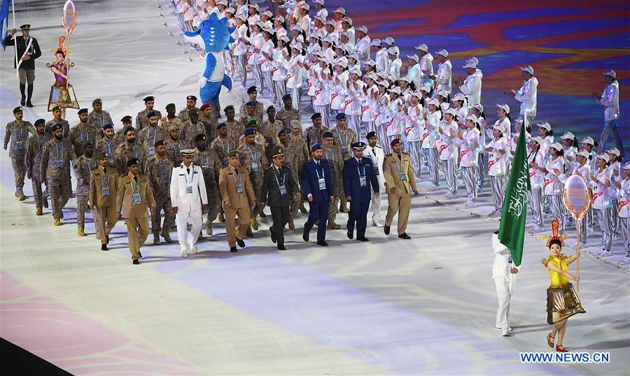 (SP)CHINA-WUHAN-7TH MILITARY WORLD GAMES-OPENING CEREMONY