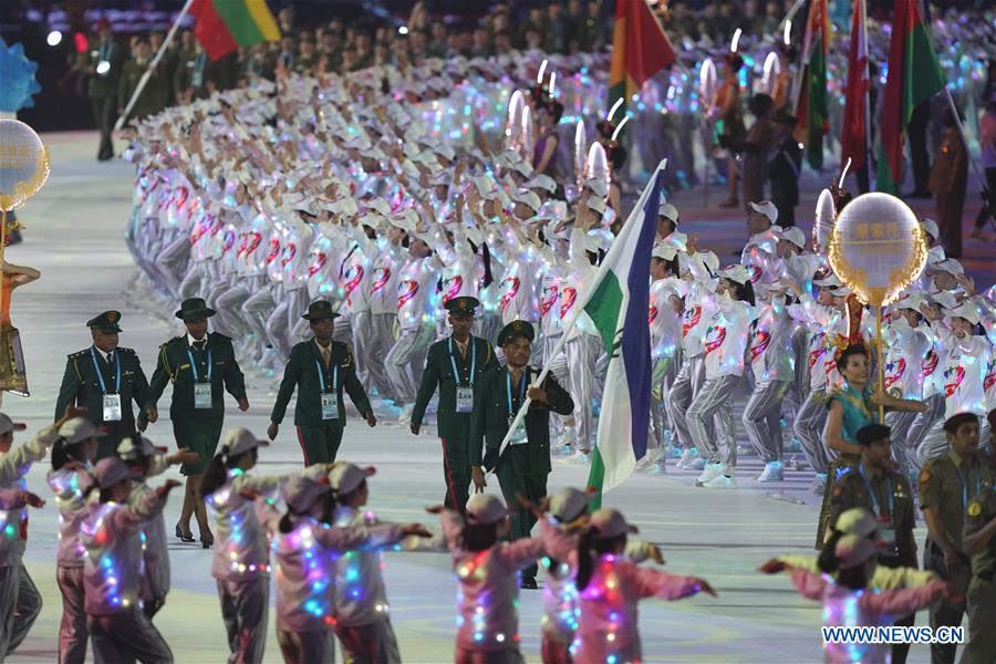 (SP)CHINA-WUHAN-7TH MILITARY WORLD GAMES-OPENING CEREMONY