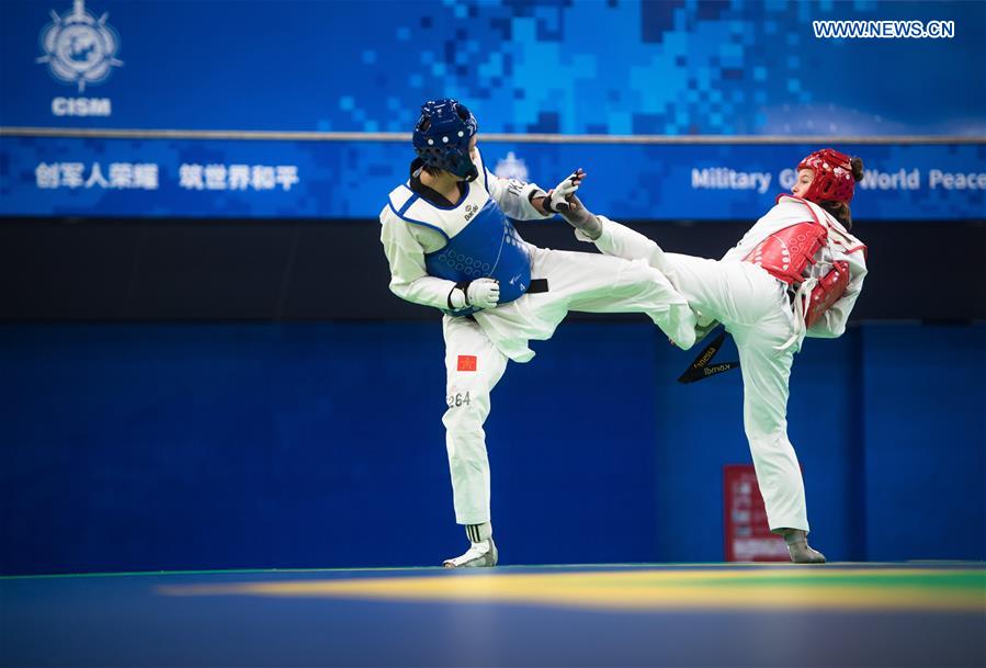 (SP)CHINA-WUHAN-7TH MILITARY WORLD GAMES-TAEKWONDO