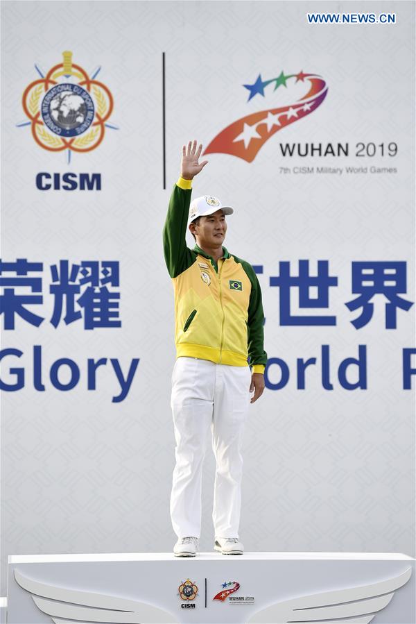 (SP)CHINA-WUHAN-7TH MILITARY WORLD GAMES-MEN-GOLF