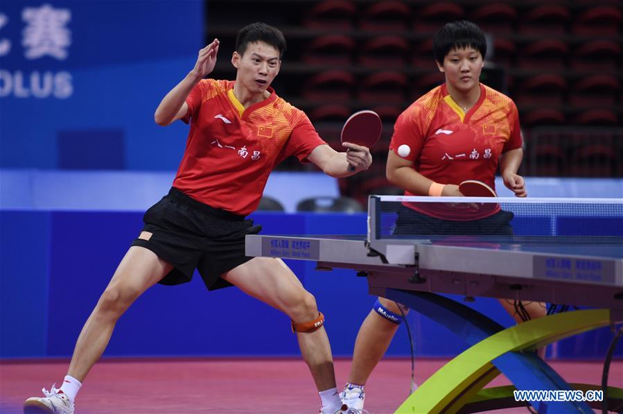 (SP)CHINA-WUHAN-7TH MILITARY WORLD GAMES-TABLE TENNIS(CN)