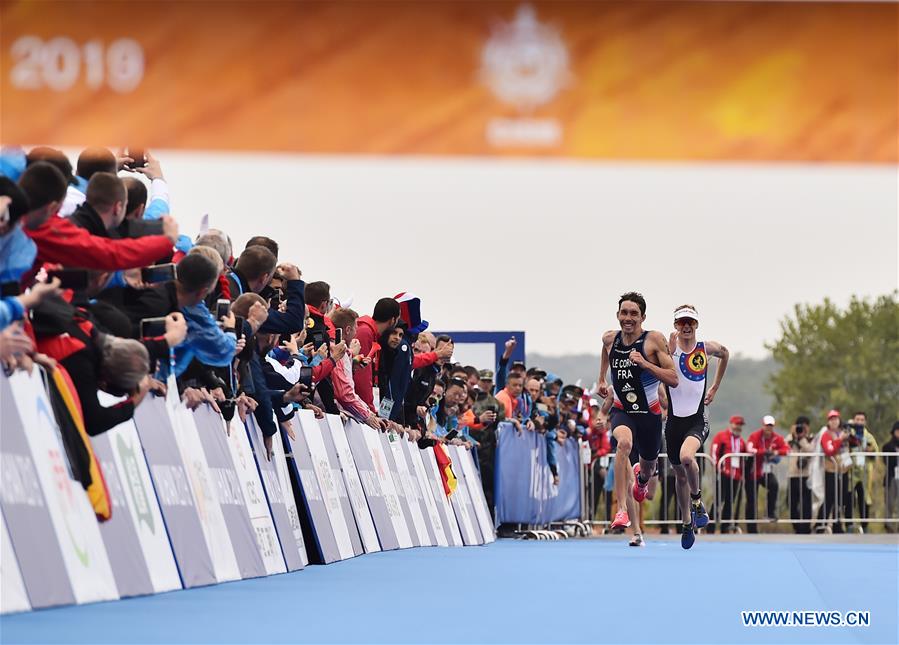 (SP)CHINA-WUHAN-7TH MILITARY WORLD GAMES-TRIATHLON