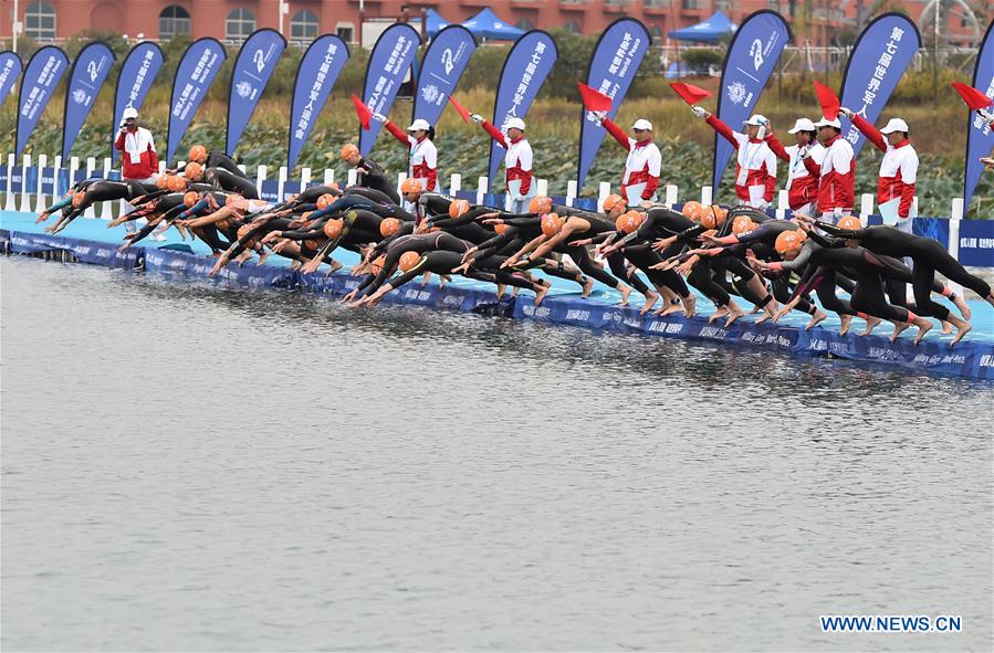 (SP)CHINA-WUHAN-7TH MILITARY WORLD GAMES-TRIATHLON