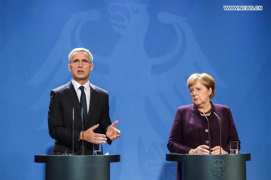 GERMANY-BERLIN-NATO-STOLTENBERG-VISIT