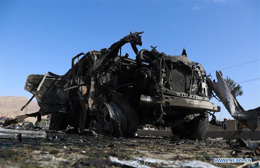 AFGHANISTAN-KABUL-CAR BOMB