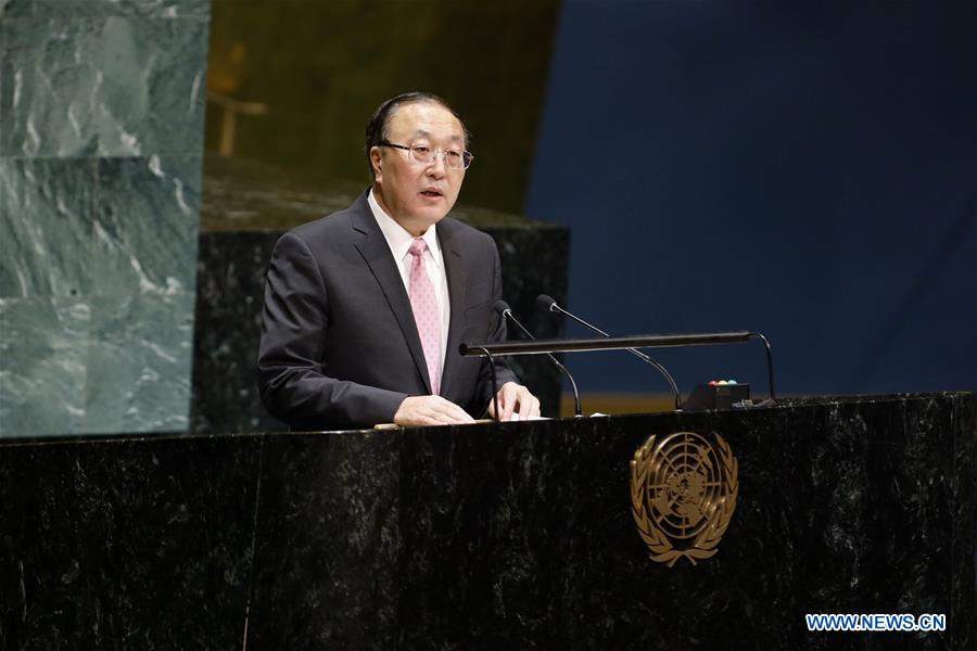 UN-CHINESE ENVOY-GREEN WINTER OLYMPICS-REAFFIRMING