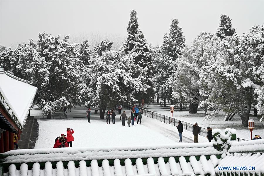 CHINA-BEIJING-SNOW SCENERY (CN)