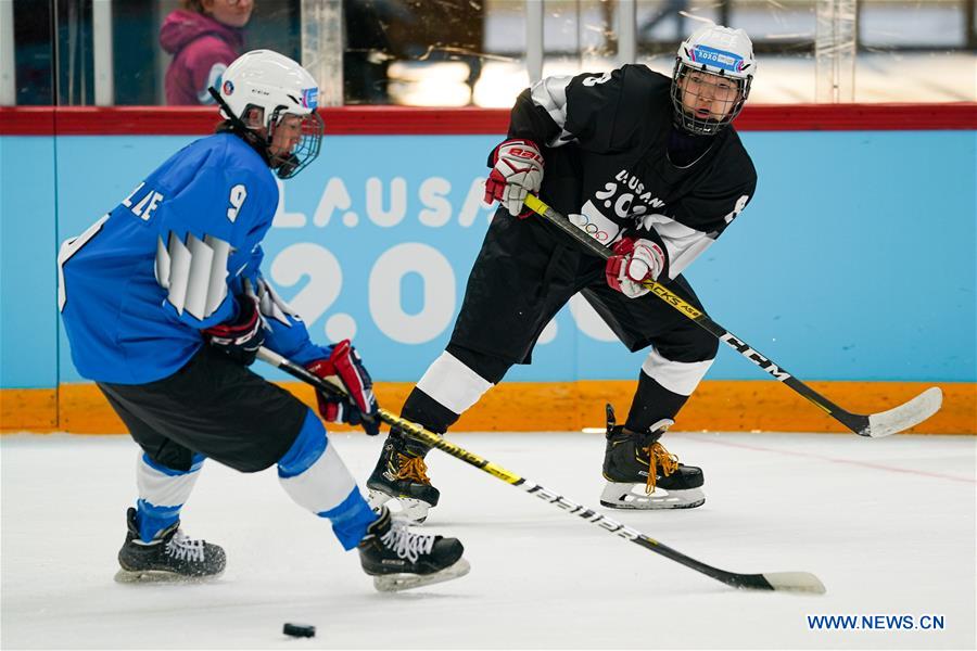 (SP)SWITZERLAND-LAUSANNE-WINTER YOG-ICE HOCKEY-MEN'S 3-ON-3