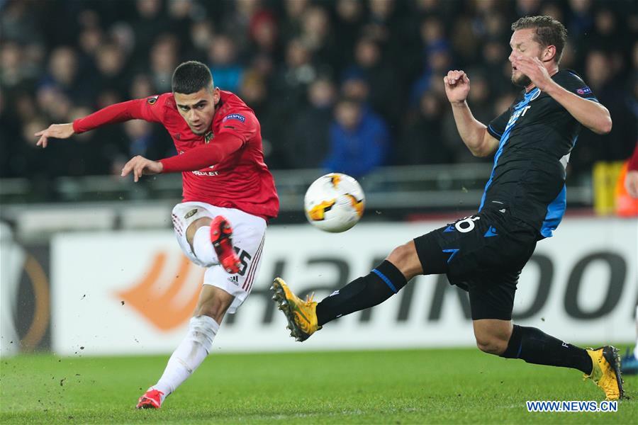 (SP)BELGIUM-BRUGES-EUROPA LEAGUE-CLUB BRUGGE VS MAN. UTD.