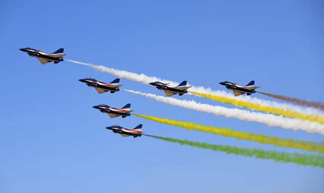 Activity celebrating 70th founding anniv. of PLA air force held in Changchun, Jilin